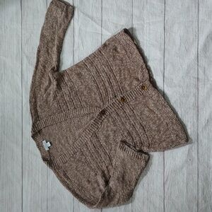J. JILL TEXTURED CASUAL CARDIGAN